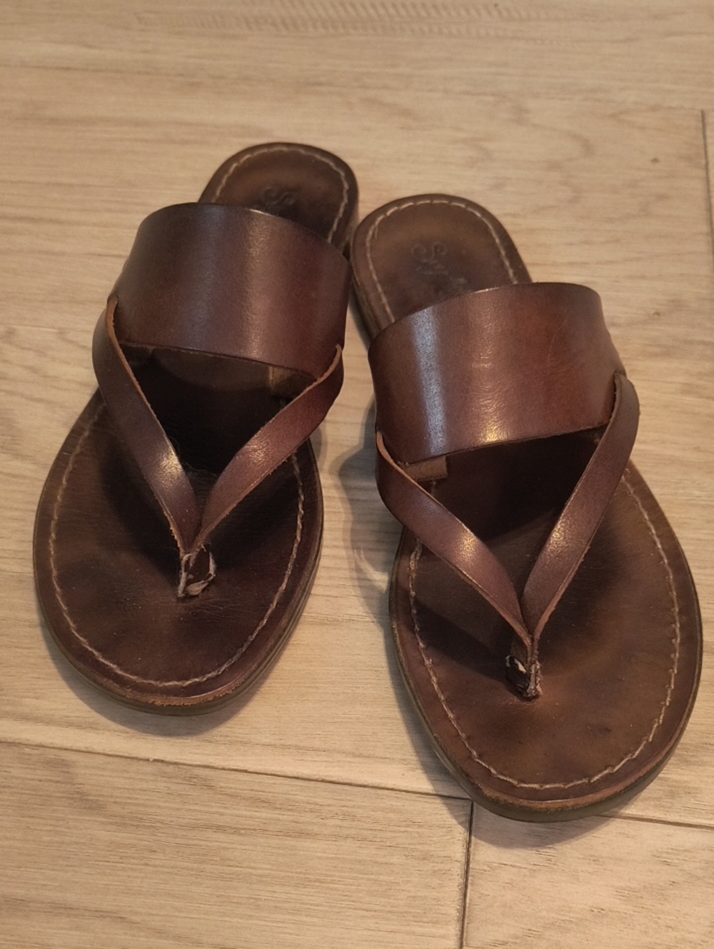Brown Leather Sandal